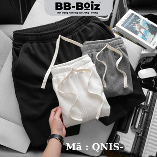Quần short nỉ nam bb-boiz | form bigsize 80 - 120kg | trơn