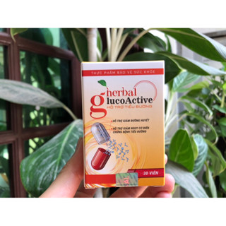 Herbal Glucoactive Viên Uống Hỗ Trợ Ổn Định Đường Huyết Giảm Tiểu Đường Phòng Ngừa Đột Quỵ