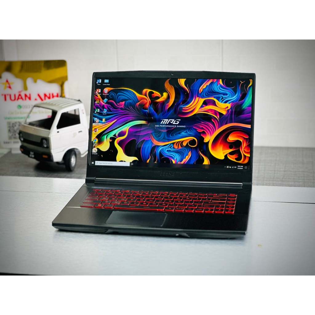 LAPTOP GAMING MSI GF63 CORE I7 11800H RAM 32G SSD 512G 15.6INCH 144hz RTX 3050
