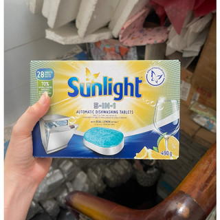 Hộp viên rửa chén bát sunlight 5 in 1 cho máy rửa chén bát