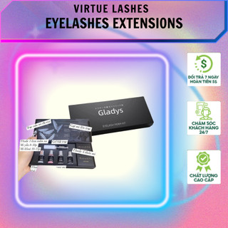 Set uốn mi Gladys chính hãng, Bộ uốn mi 3d 6d colagen cao cấp nhật bản
