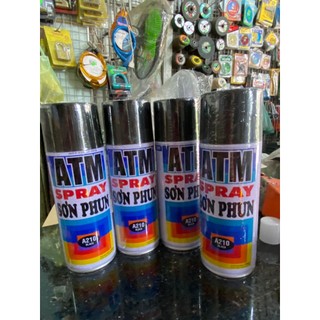 (Chính Hãng) Sơn Xịt Đen ATM A210 400ml