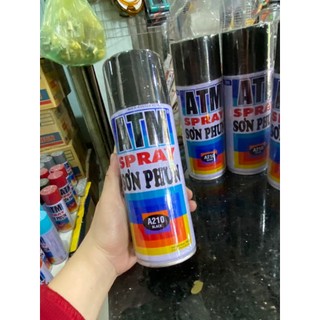(Chính Hãng) Sơn Xịt Đen ATM A210 400ml