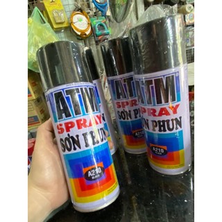 (Chính Hãng) Sơn Xịt Đen ATM A210 400ml