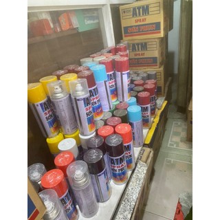 (Chính Hãng) Sơn Xịt Đen ATM A210 400ml