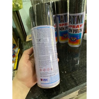 (Chính Hãng) Sơn Xịt Đen ATM A210 400ml