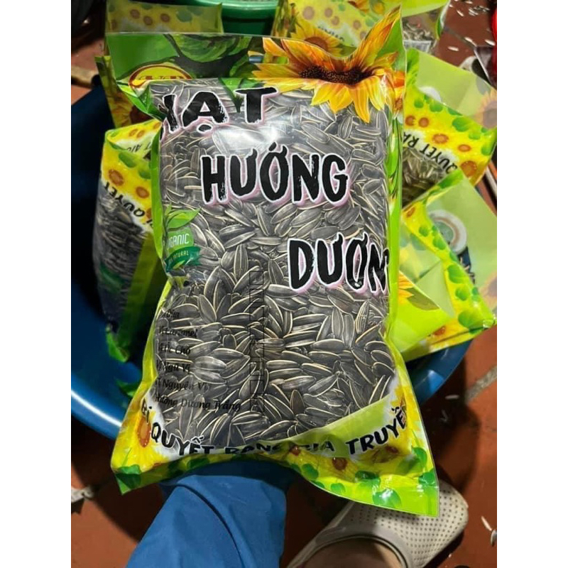 1kg Hạt hướng dương đen nguyên vị mẩy chắc