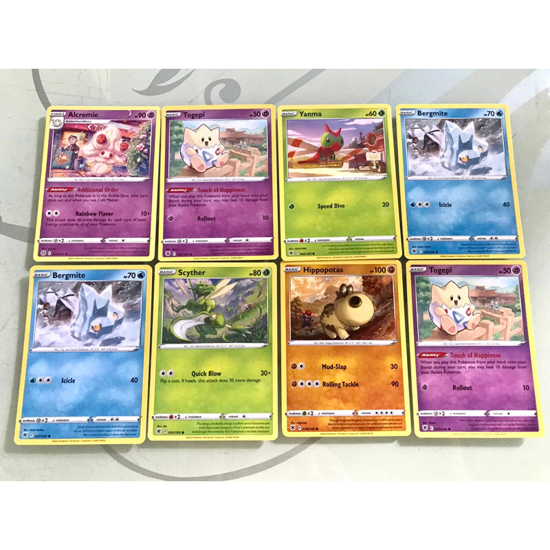 Pokemon & Trainer Common Card English