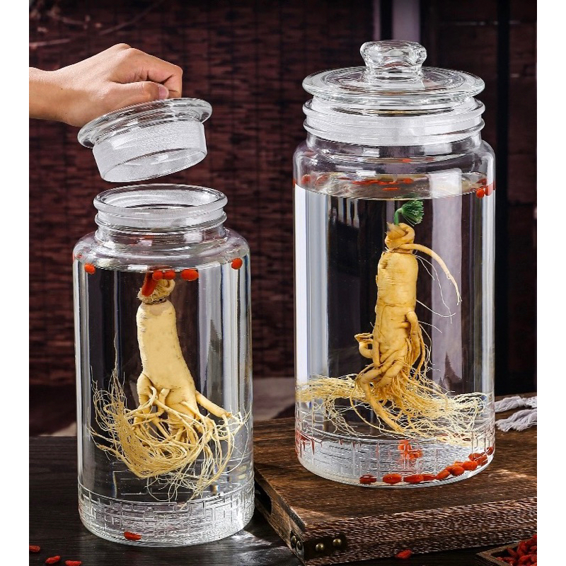 Bình ngâm rượu thuỷ tinh núm pha lê 5L-8L-12L-15L-20L-25L Hàng dầy đẹp thuỷ tinh siêu trong