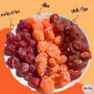  Mứt Anh Đào-Oliu-Mận Cơm Chua Ngọt-Đặc Sản Đà Lạt Như Thiên 