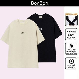 Áo thun tay lỡ, áo phông unisex 100% cotton, co giãn 2 chiều, cổ bo tròn, hình in Pet có thể giặt máy BonBon - AC1029