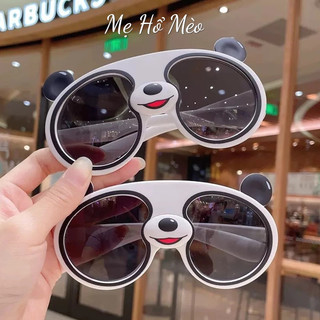 Kính Râm Gấu Trúc Mắt Đen Cho Bé Siêu Cute Mới Mẹ Hổ Mèo