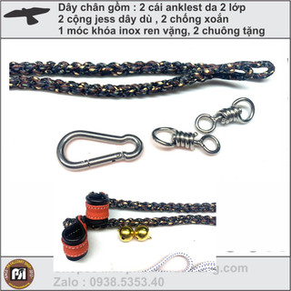 Dây buộc chân đại bàng, dây xích chân đại bàng, dây đeo chân đại bàng, dây dù