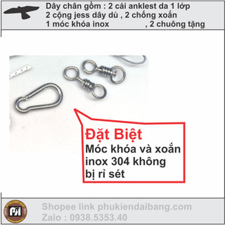 Dây buộc chân đại bàng, dây xích chân đại bàng, dây đeo chân đại bàng, dây dù
