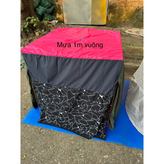 Màn chùm lồng vuông 1m chống mưa dành cho gà chọi