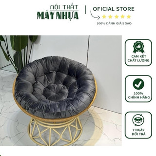 Ghế thư giãn papasan xoay 360 độ khung cao cấp