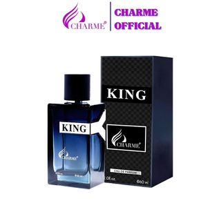 Nước hoa nam Charme King chính hãng lưu hương thơm lâu 7-12 tiếng hương gỗ đầy lôi cuốn 60ml