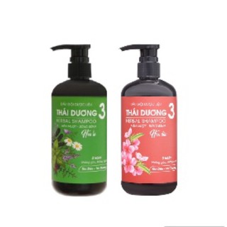 Dầu gội dược liệu Thái Dương 3 - 600ml và 480ml
