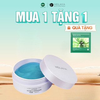 Mặt nạ mắt nội địa trung Weilaiya mờ quầng thâm, nâng cơ, chống lão hóa, săn chắc da hộp 60 miếng x 1,5gr