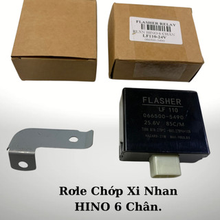Relay (RơLe) Nháy, Cục Chớp Đèn Xi Nhan Xe Tải Hino 300, Hino 500...Loại 6 Chân Nhỏ 24V ( Mã: 066500-5490)