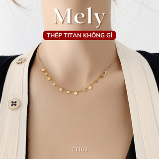 Dây chuyền vòng cổ bạc sợi mảnh tua rua đính đã nữ tính phong cách hàn quốc B72