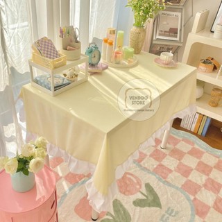 🔥 Khăn trải bàn vải decor bàn học decor bàn trang điểm | Khăn trải bàn decor chụp ảnh card Blackpink nailbox son VLX