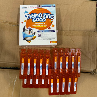  siro Kẽm ống cho bé THYMO ZINC GOOD KICK GROW Immuno ZinC Plus 20 ống có chứa Kẽm gluconate giúp bé tăng cường đề kháng 