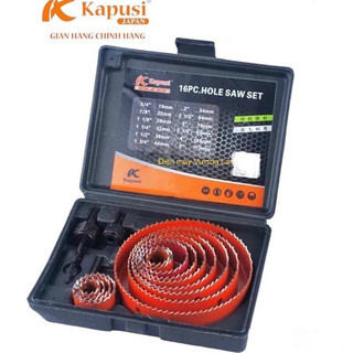  Bộ mũi khoan khoét lỗ thạch cao gỗ 8 và 16 chi tiết Kapusi Japan 