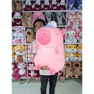 Gấu Bông Capybara Hồng Đủ Size