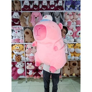 Gấu Bông Capybara Hồng Đủ Size