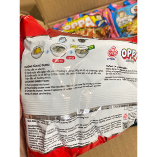 Mì Tôm Ăn Liền Oppa Ottogi Các Vị Gói 65g