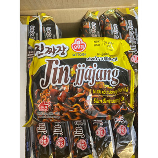 Mì Trộn Xốt Tương Đen Jin Jjajang Ottogi Gói 135g