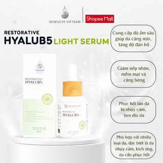 Serum HAB5 Skinsolve HyaluB5 Cấp Ẩm, Phục Hồi Da