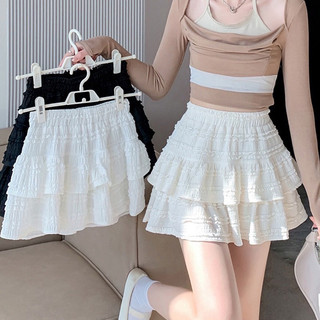 Chân váy ren lưng thun 2 tầng có viền mảnh
