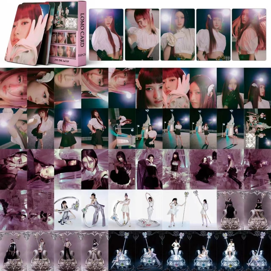 Set 55 lomo card IVE - Accendio 2024