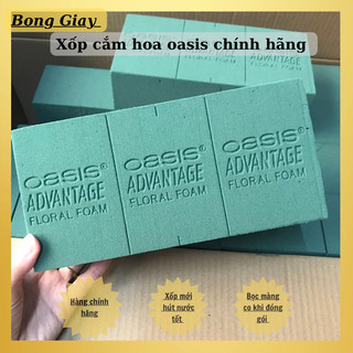   sỉ thùng 20 viên  Xốp xanh cắm hoa oasis advantage hàng chính hãng loại 1 dùng để cắm hoa tươi hoa giả. 