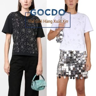 T-shirt  DKN__Y xuất xịn, trang trí đinh tán tròn nổi bật!