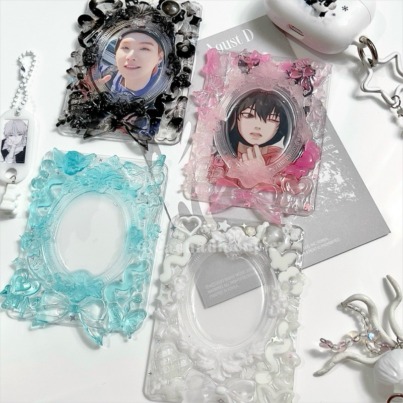 Toploader ver2 RESIN decor handmade nhiều màu size B8