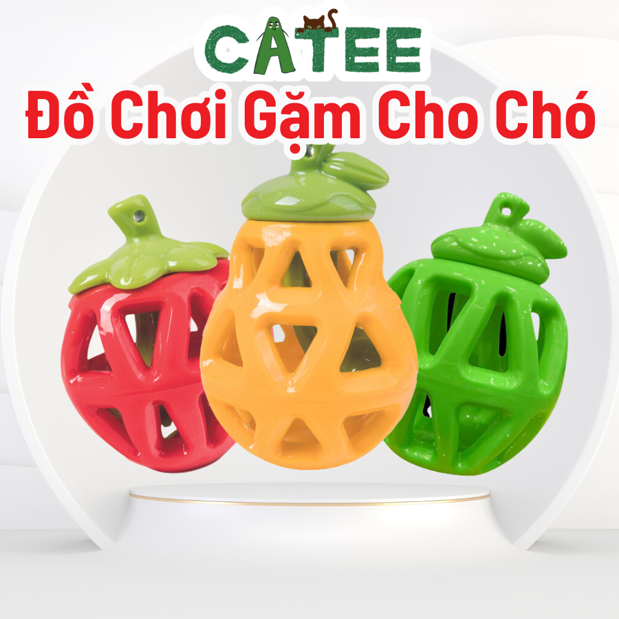Đồ Chơi Gặm Cho Chó Cao Cấp FOFOS Có Thể Nhét Đồ Ăn Hình Dáng Trái Cây