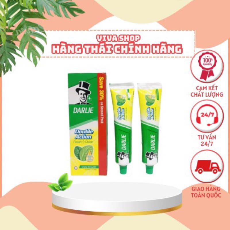Combo 2 Kem Đánh Răng Darlie  225g Lô2