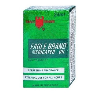 Dầu Xanh Con Ó Eagle Brand Medicated Oil Singapore