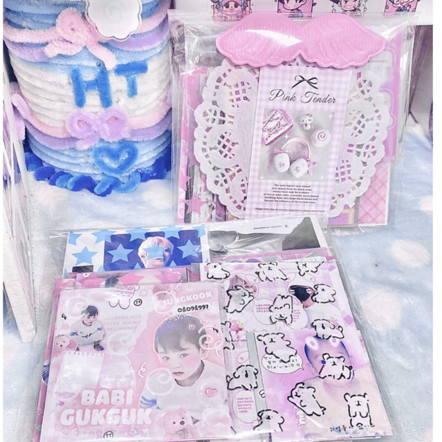 ₊˚⊹LUCKY PACK BTS (ko dicon,be)♡