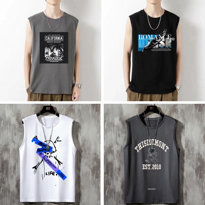 Áo ba lỗ nam unisex áo sát nách nam áo tanktop thể thao vải thun lạnh co giãn 4 chiều 65 - ancuong f