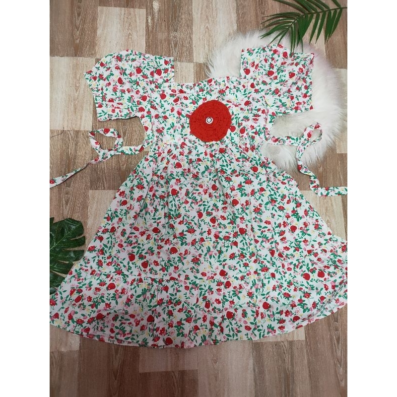 Đầm bé vải đũi,lụa 120d,lụa mango