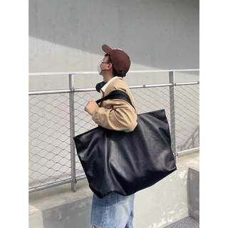 [SIMONROOM] Túi Da Pu Basic Style Hàn Quốc Bigsize Korea