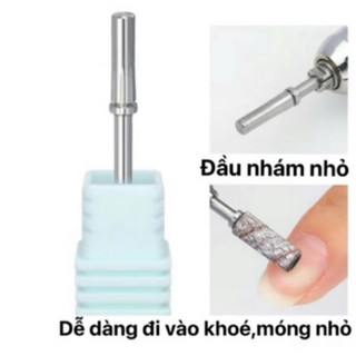 Nail-Đầu mài nhám nhỏ và hộp nhám