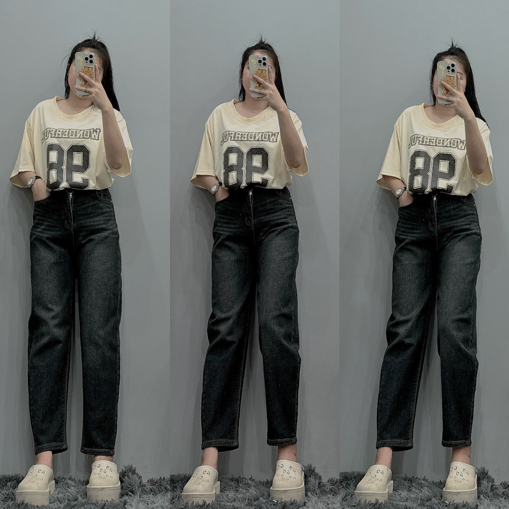 Quần Jeans Dáng Boy (F66-722/735) BIGSIZE