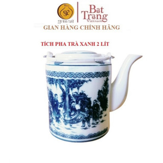 Tích pha trà xanh của Bát Tràng dung tích 2 lít