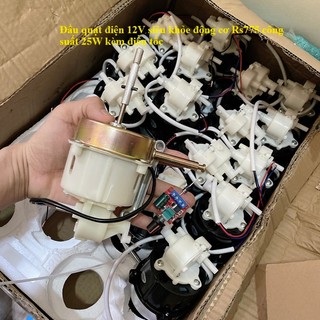 Động cơ quạt motor Rs775 12V/3500 vòng/phút công suất 25w kèm điều tốc đầy đủ phụ kiện