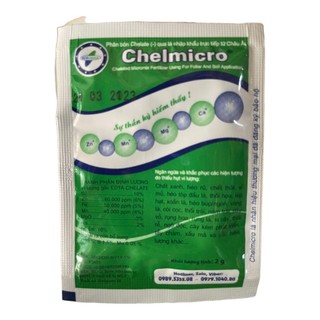 Phân bón vi lượng Chelmicro Siêu vi lượng bón lá nhập khẩu Châu Âu bổ sung dinh dưỡng thiết yếu cho cây trồng;